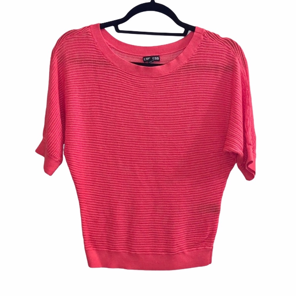 Express Coral Pink Sweater XS